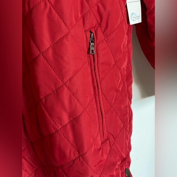 Cleo Petites Red Coat Size Large - Picture 3 of 9